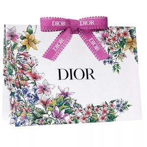 Dior Paper Gift Shopping Bag Floral Limited Edition 2023  NEW 10x7